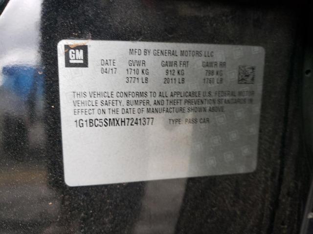 Photo 9 VIN: 1G1BC5SMXH7241377 - CHEVROLET CRUZE LS 