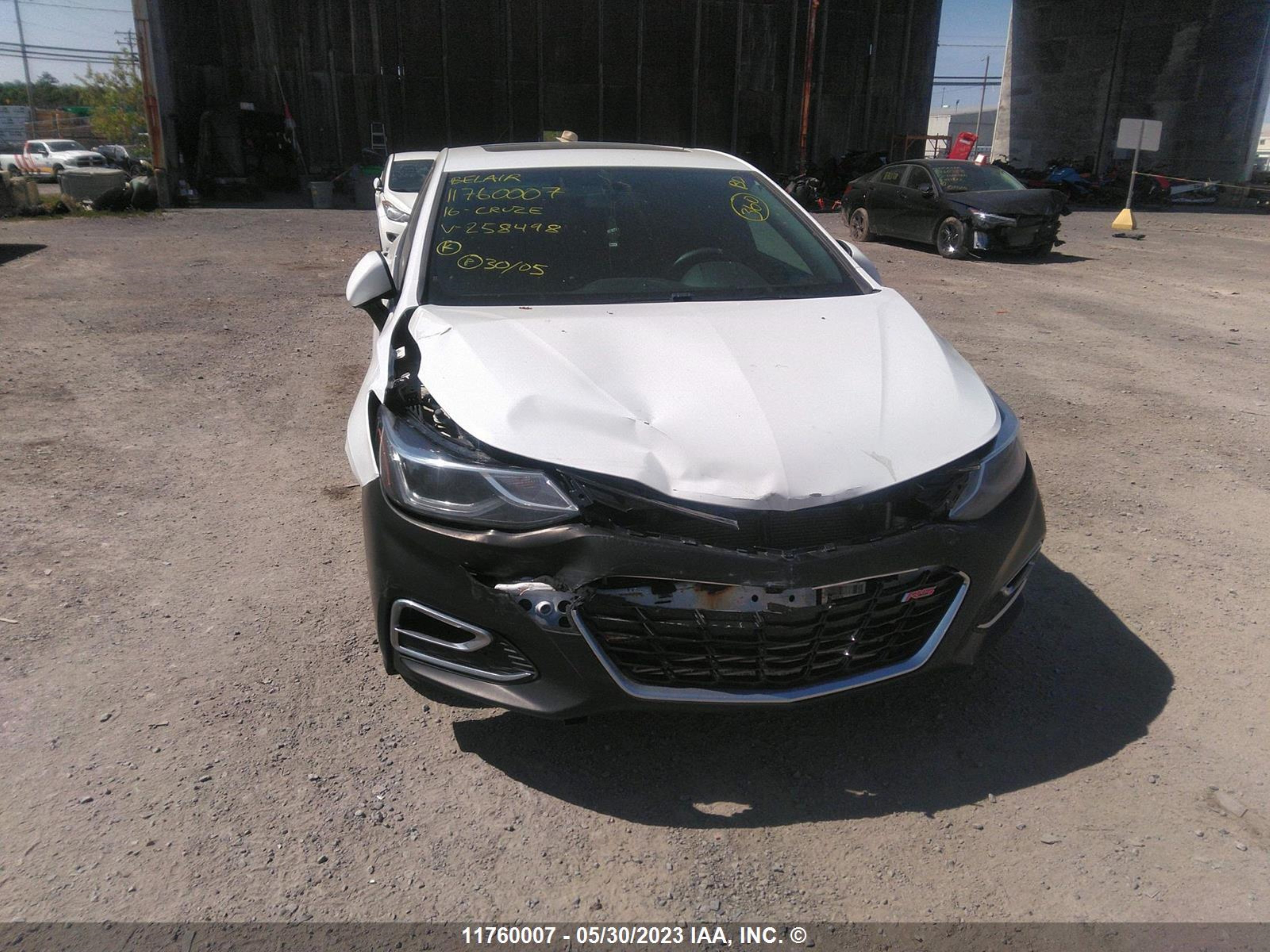 Photo 5 VIN: 1G1BD5SM3G7258498 - CHEVROLET CRUZE 