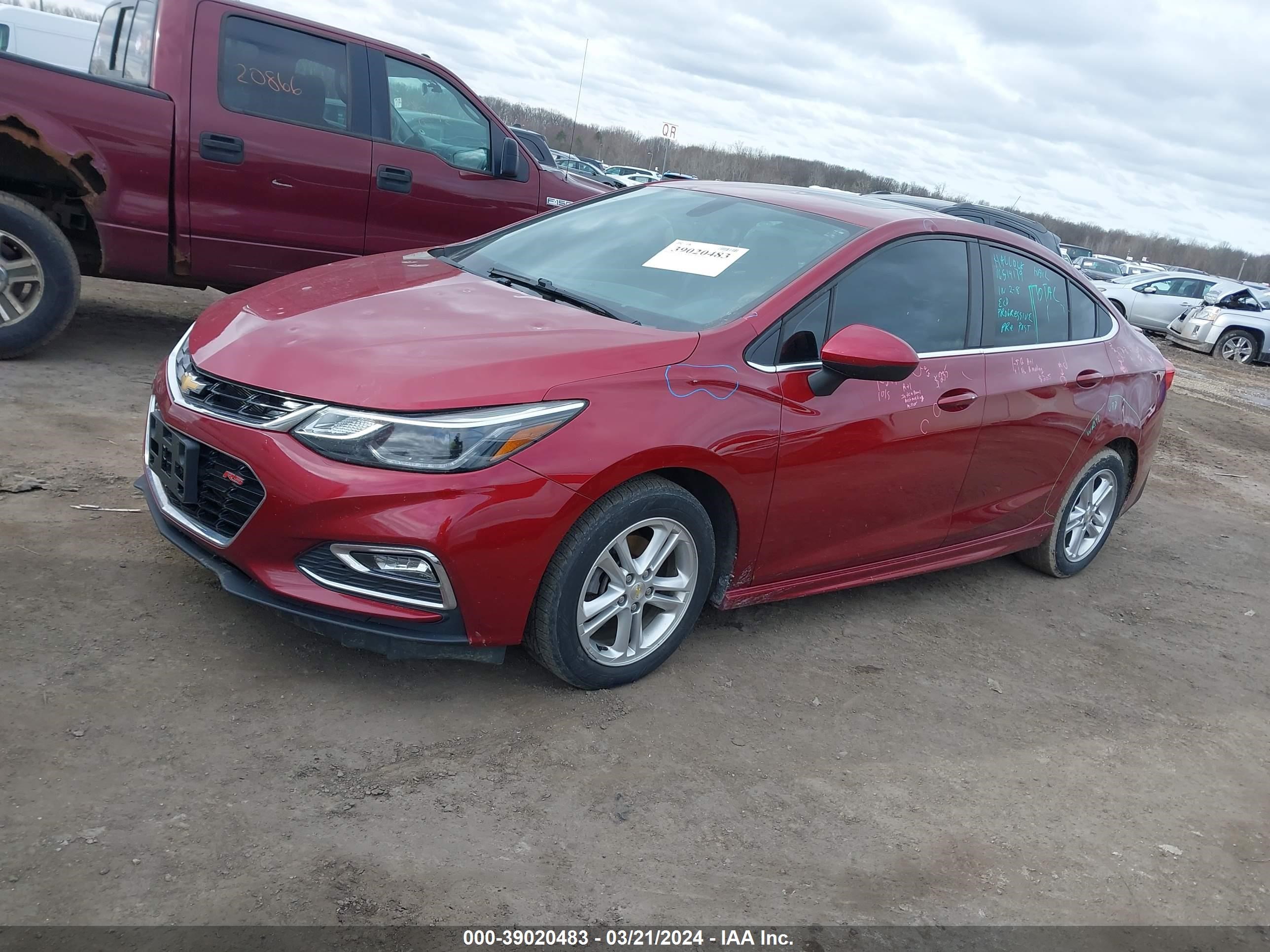 Photo 1 VIN: 1G1BE5SM0H7149396 - CHEVROLET CRUZE 