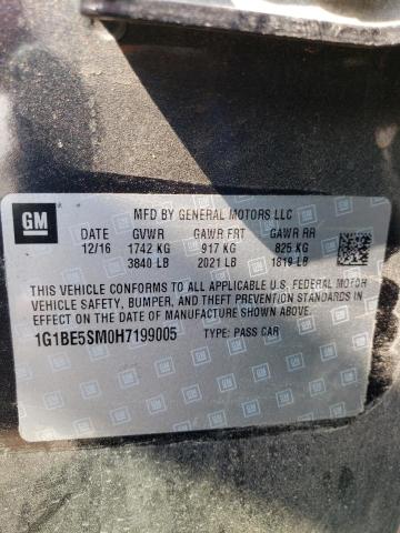 Photo 11 VIN: 1G1BE5SM0H7199005 - CHEVROLET CRUZE LT 