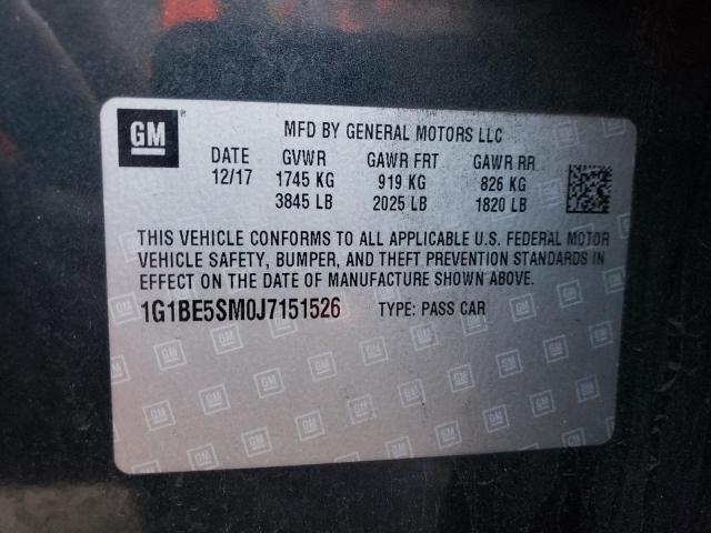 Photo 11 VIN: 1G1BE5SM0J7151526 - CHEVROLET CRUZE 