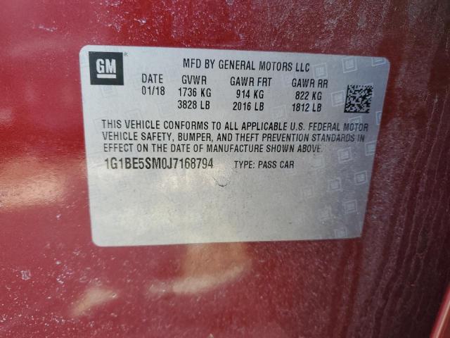 Photo 11 VIN: 1G1BE5SM0J7168794 - CHEVROLET CRUZE 