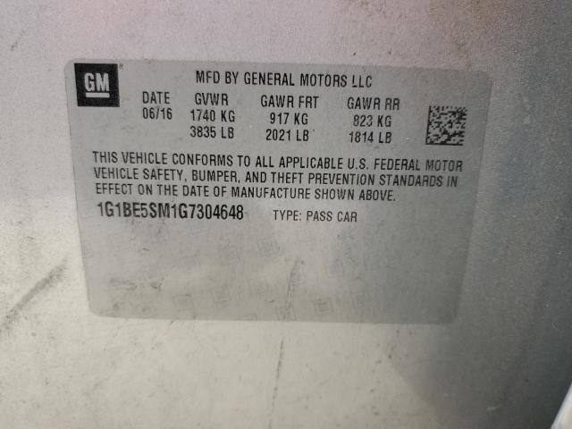 Photo 12 VIN: 1G1BE5SM1G7304648 - CHEVROLET CRUZE 