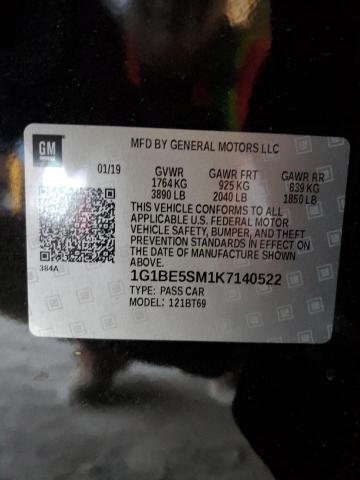 Photo 11 VIN: 1G1BE5SM1K7140522 - CHEVROLET CRUZE 