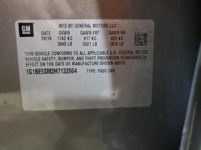 Photo 11 VIN: 1G1BE5SM2H7132664 - CHEVROLET CRUZE LT 