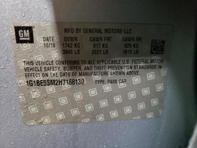 Photo 11 VIN: 1G1BE5SM2H7168130 - CHEVROLET CRUZE LT 