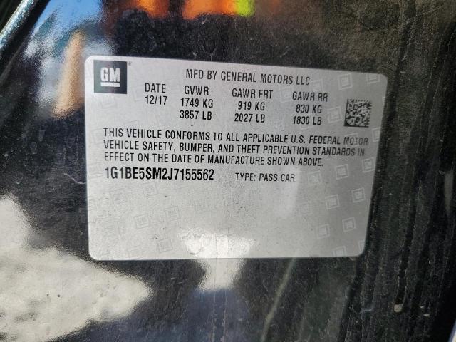 Photo 11 VIN: 1G1BE5SM2J7155562 - CHEVROLET CRUZE LT 