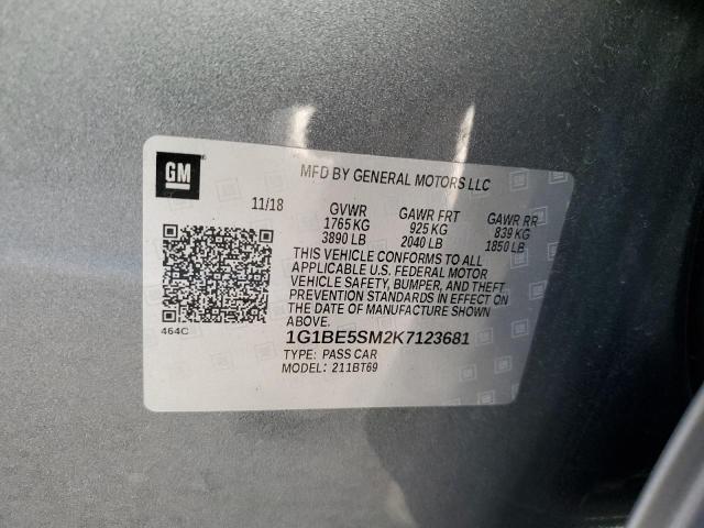 Photo 11 VIN: 1G1BE5SM2K7123681 - CHEVROLET CRUZE 