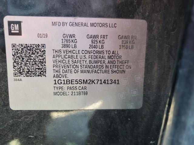 Photo 11 VIN: 1G1BE5SM2K7141341 - CHEVROLET CRUZE LT 