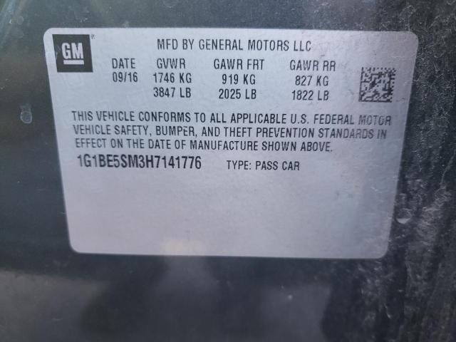 Photo 11 VIN: 1G1BE5SM3H7141776 - CHEVROLET CRUZE 