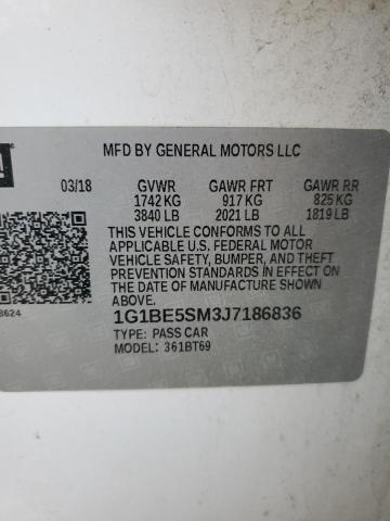 Photo 11 VIN: 1G1BE5SM3J7186836 - CHEVROLET CRUZE 