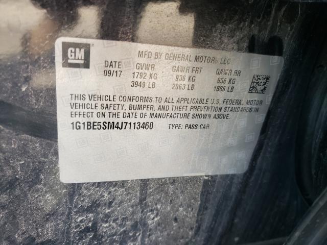 Photo 9 VIN: 1G1BE5SM4J7113460 - CHEVROLET CRUZE 