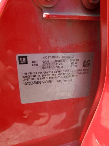 Photo 11 VIN: 1G1BE5SM6G7239036 - CHEVROLET CRUZE LT 