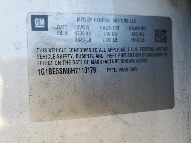 Photo 11 VIN: 1G1BE5SM6H7110179 - CHEVROLET CRUZE 