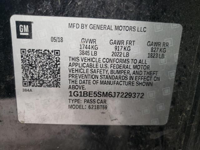 Photo 11 VIN: 1G1BE5SM6J7229372 - CHEVROLET CRUZE LT 