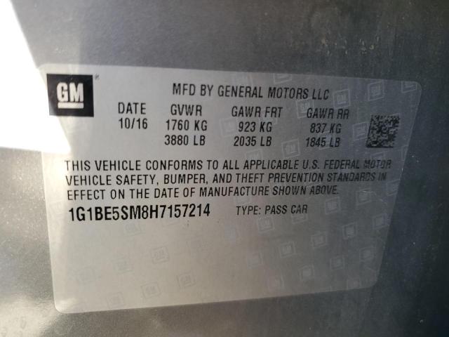 Photo 11 VIN: 1G1BE5SM8H7157214 - CHEVROLET CRUZE 