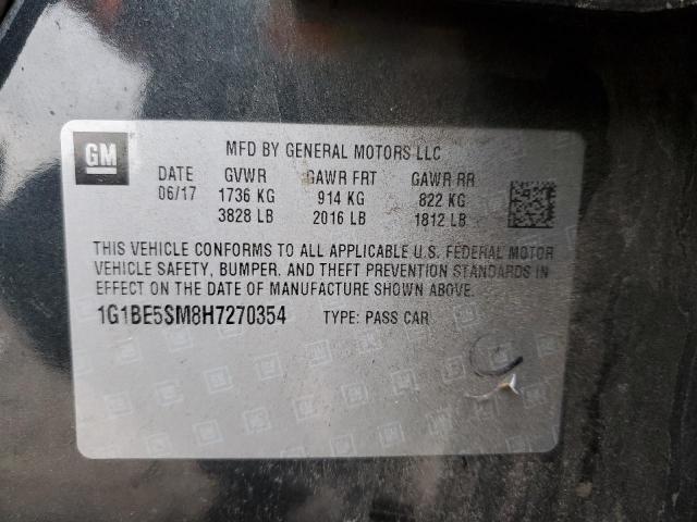 Photo 11 VIN: 1G1BE5SM8H7270354 - CHEVROLET CRUZE LT 