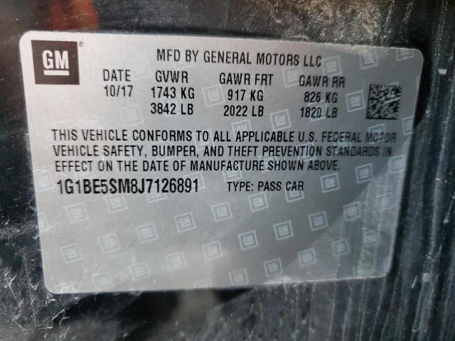 Photo 11 VIN: 1G1BE5SM8J7126891 - CHEVROLET CRUZE LT 