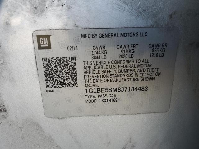 Photo 12 VIN: 1G1BE5SM8J7184483 - CHEVROLET CRUZE 