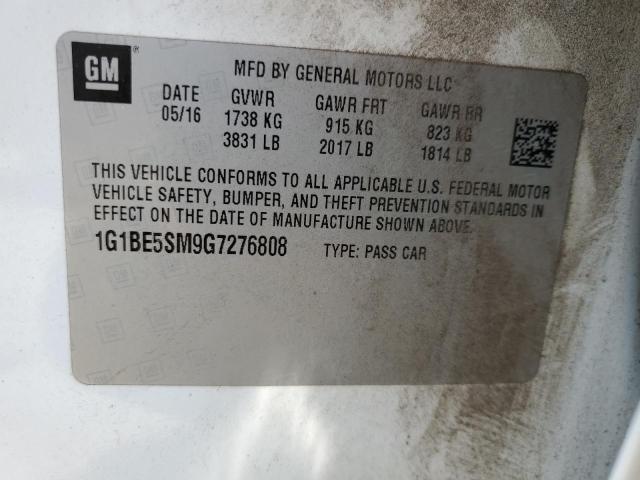 Photo 11 VIN: 1G1BE5SM9G7276808 - CHEVROLET CRUZE 