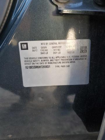 Photo 11 VIN: 1G1BE5SM9H7269651 - CHEVROLET CRUZE 