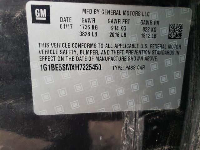 Photo 11 VIN: 1G1BE5SMXH7225450 - CHEVROLET CRUZE 