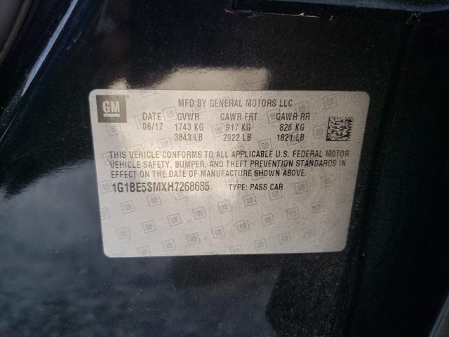 Photo 9 VIN: 1G1BE5SMXH7268685 - CHEVROLET CRUZE LT 