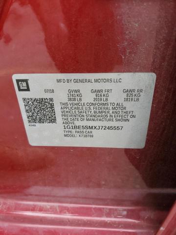 Photo 11 VIN: 1G1BE5SMXJ7245557 - CHEVROLET CRUZE LT 