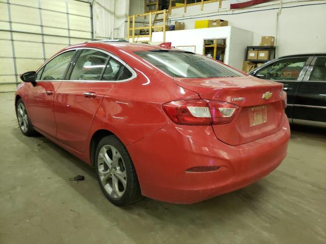 Photo 2 VIN: 1G1BF5SM3H7256505 - CHEVROLET CRUZE PREM 