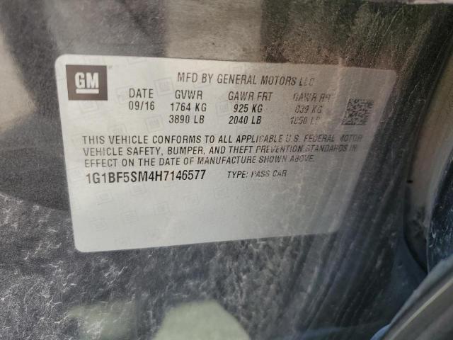 Photo 11 VIN: 1G1BF5SM4H7146577 - CHEVROLET CRUZE PREM 