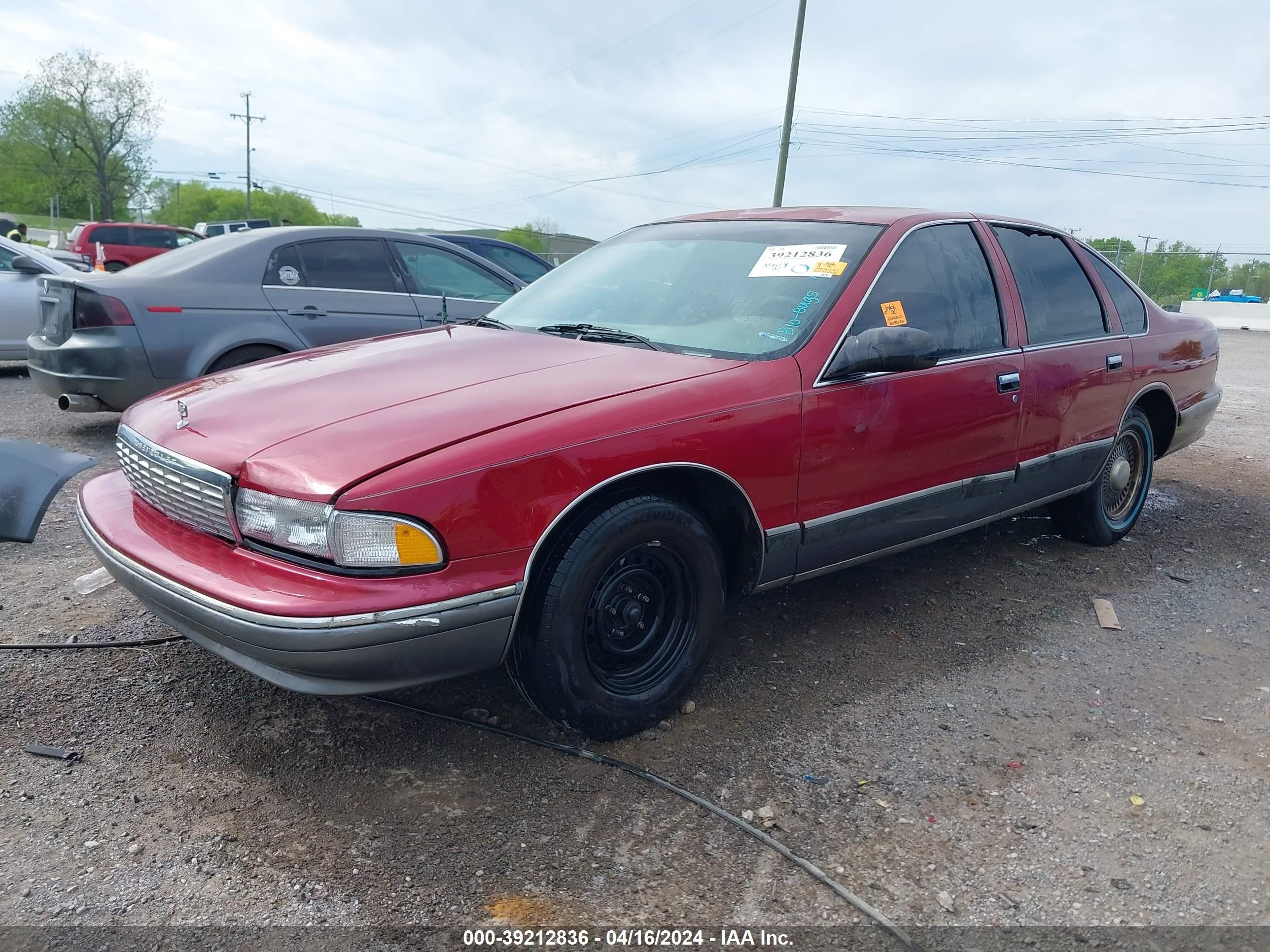 Photo 1 VIN: 1G1BL52W3SR186381 - CHEVROLET CAPRICE 