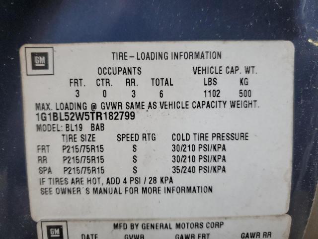 Photo 12 VIN: 1G1BL52W5TR182799 - CHEVROLET CAPRICE 