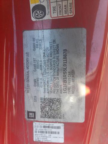 Photo 11 VIN: 1G1FB1RS5L0118878 - CHEVROLET CAMARO LS 