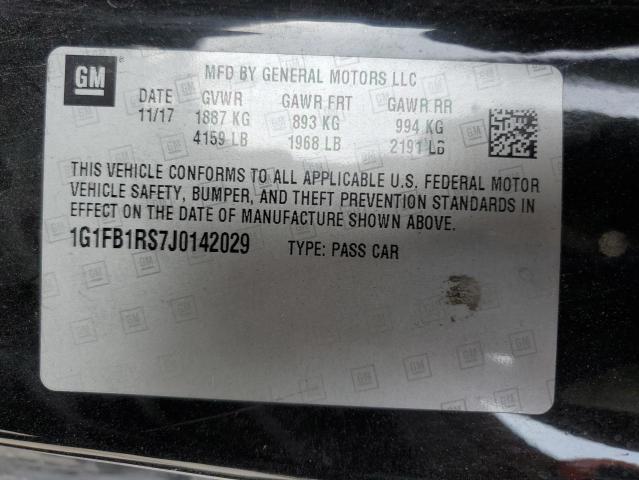 Photo 11 VIN: 1G1FB1RS7J0142029 - CHEVROLET CAMARO LT 