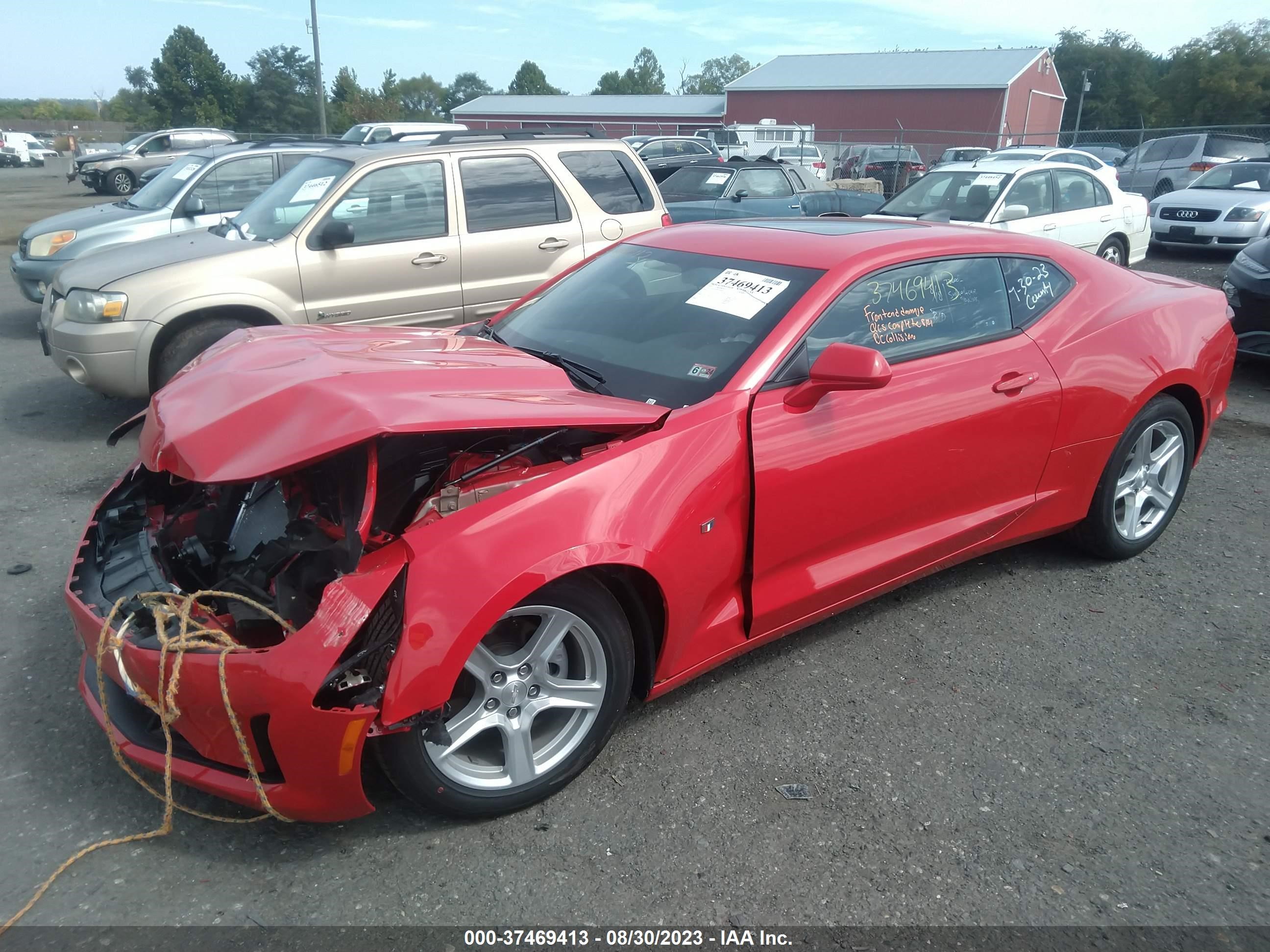 Photo 1 VIN: 1G1FB1RX0P0149604 - CHEVROLET CAMARO 