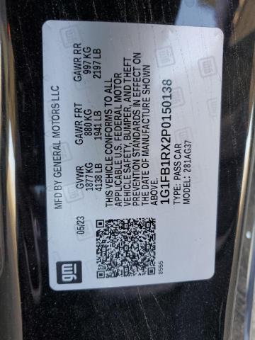 Photo 12 VIN: 1G1FB1RX2P0150138 - CHEVROLET CAMARO LS 