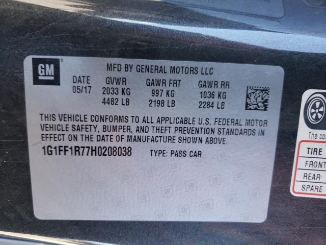 Photo 9 VIN: 1G1FF1R77H0208038 - CHEVROLET CAMARO SS 