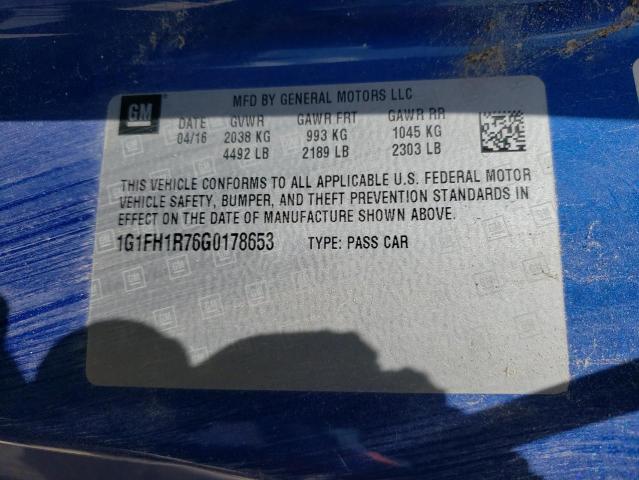 Photo 9 VIN: 1G1FH1R76G0178653 - CHEVROLET CAMARO 