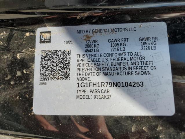 Photo 11 VIN: 1G1FH1R79N0104253 - CHEVROLET CAMARO 