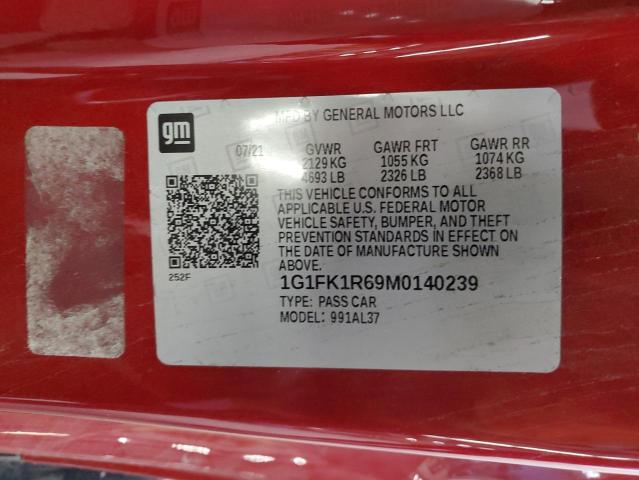 Photo 11 VIN: 1G1FK1R69M0140239 - CHEVROLET CAMARO ZL1 