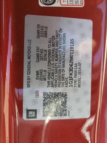 Photo 12 VIN: 1G1FK3D62M0119185 - CHEVROLET CAMARO ZL1 