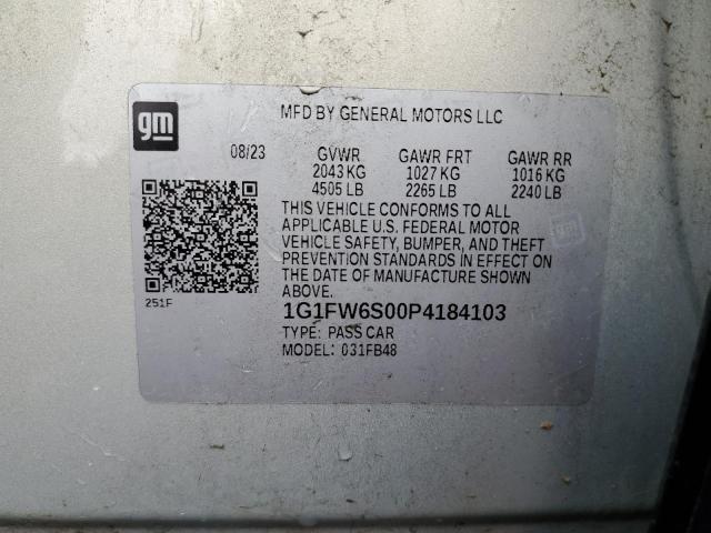 Photo 12 VIN: 1G1FW6S00P4184103 - CHEVROLET BOLT EV 1L 