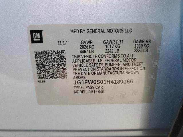 Photo 12 VIN: 1G1FW6S01H4189165 - CHEVROLET BOLT EV LT 