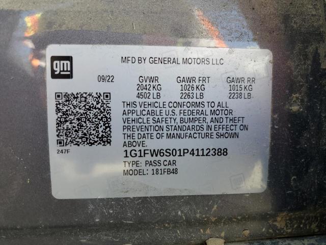 Photo 11 VIN: 1G1FW6S01P4112388 - CHEVROLET BOLT EV 1L 