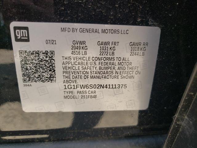 Photo 9 VIN: 1G1FW6S02N4111375 - CHEVROLET BOLT EV 