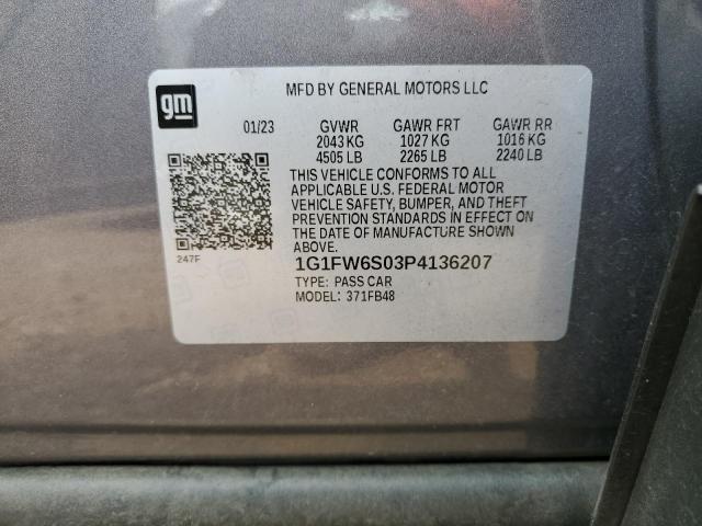 Photo 11 VIN: 1G1FW6S03P4136207 - CHEVROLET BOLT EV 1L 