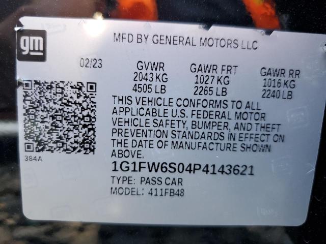 Photo 11 VIN: 1G1FW6S04P4143621 - CHEVROLET BOLT EV 1L 