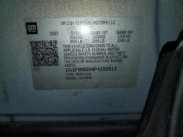 Photo 11 VIN: 1G1FW6S04P4192513 - CHEVROLET BOLT EV 1L 