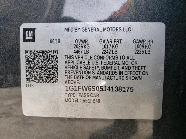 Photo 11 VIN: 1G1FW6S05J4138175 - CHEVROLET BOLT EV LT 