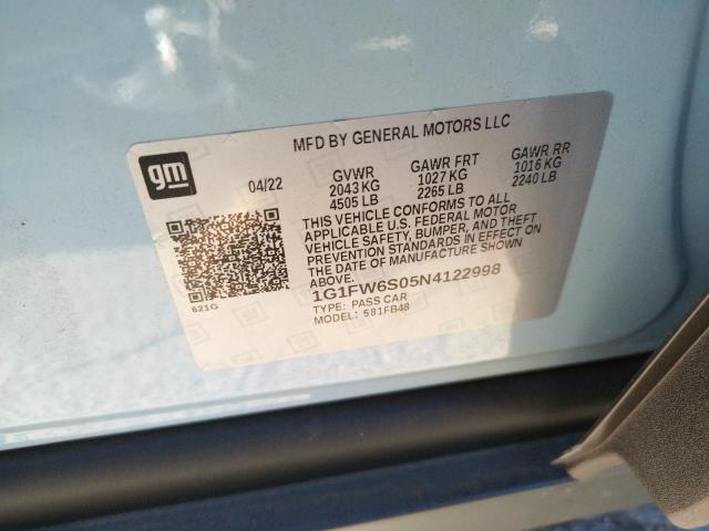 Photo 9 VIN: 1G1FW6S05N4122998 - CHEVROLET BOLT EV 